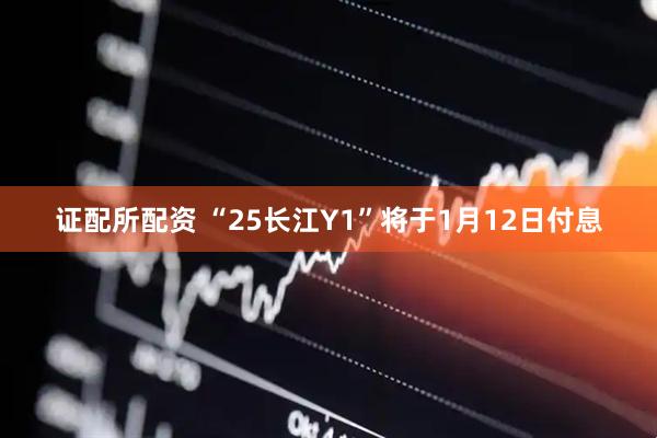 证配所配资 “25长江Y1”将于1月12日付息